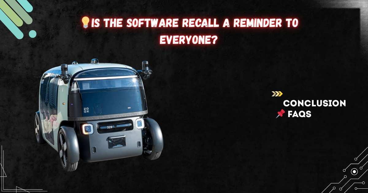 Zoox Software Recall